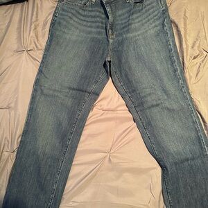 L.L. Bean Women's Blue Straight-Leg Jeans